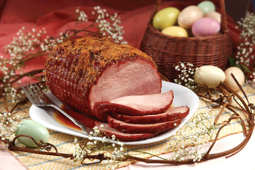 Easter Ham with Essential Oil Glaze