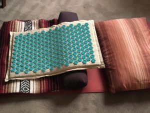 dosha mat with blanket and pillow